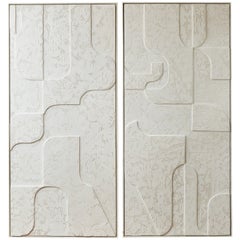 Unique Set of 4 Vintage Panels, France