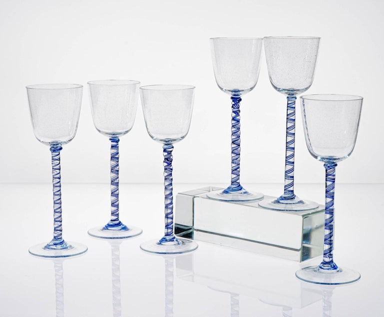 Dodici bicchieri Murano, seconda metà del XX secolo - Asta Arredo per la  tavola