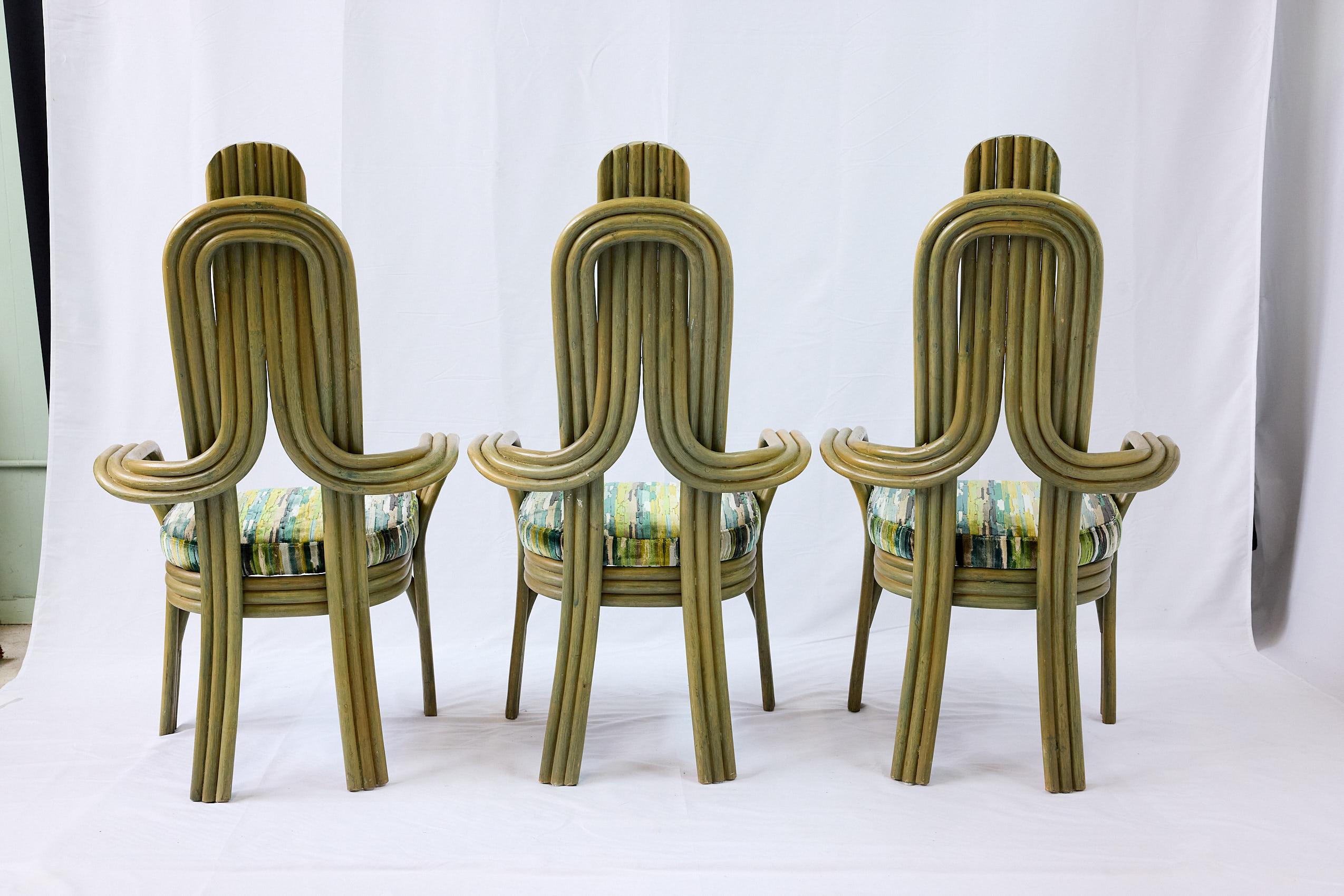 Ensemble unique de six chaises de salle à manger par Axel Enthoven pour Rohe Noorwolde, 1970 Bon état à Atlanta, GA
