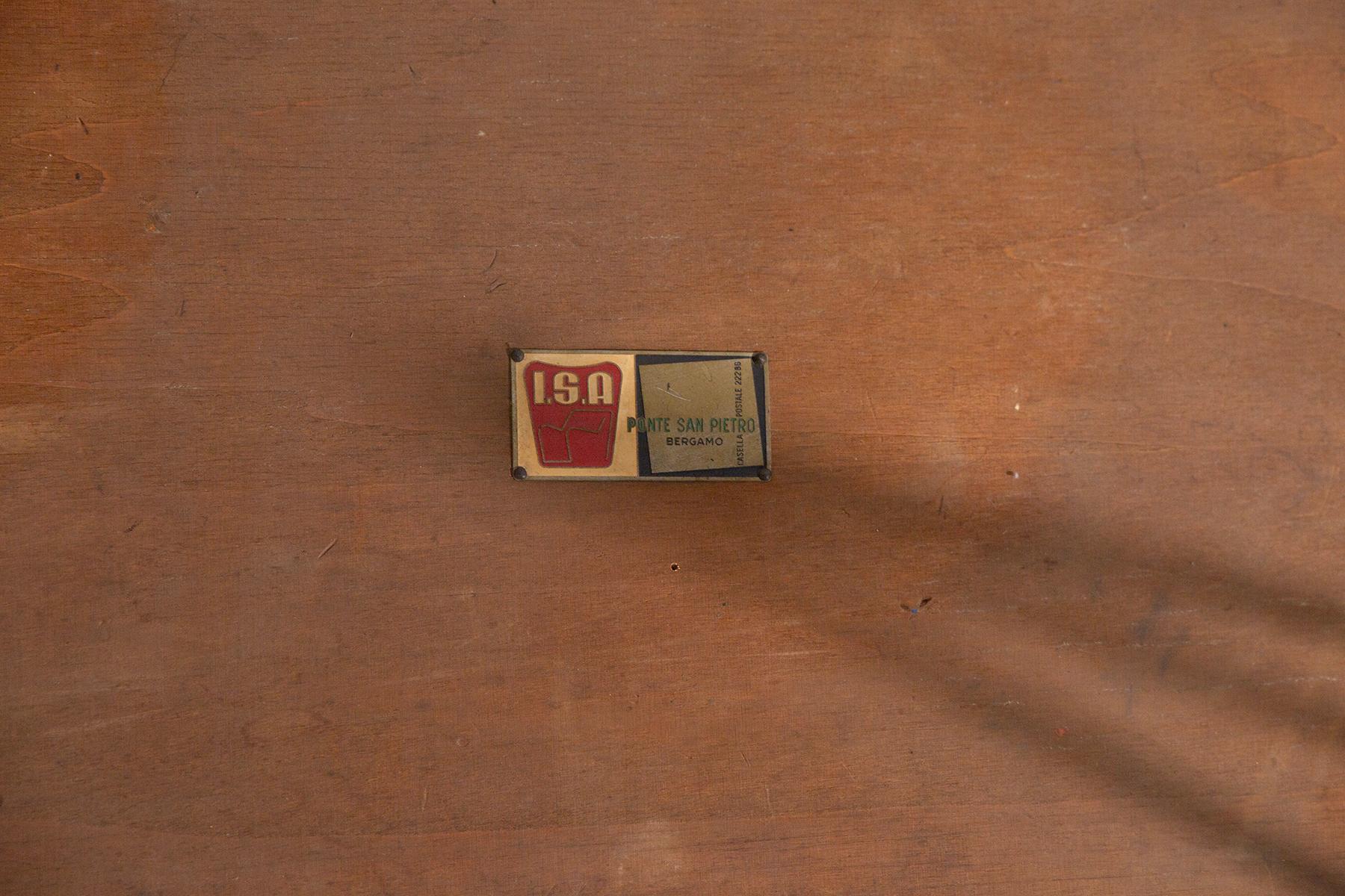 Set unico con divano, due sedie e tavolino da caffè di ISA Bergamo, con etichetta in vendita 4