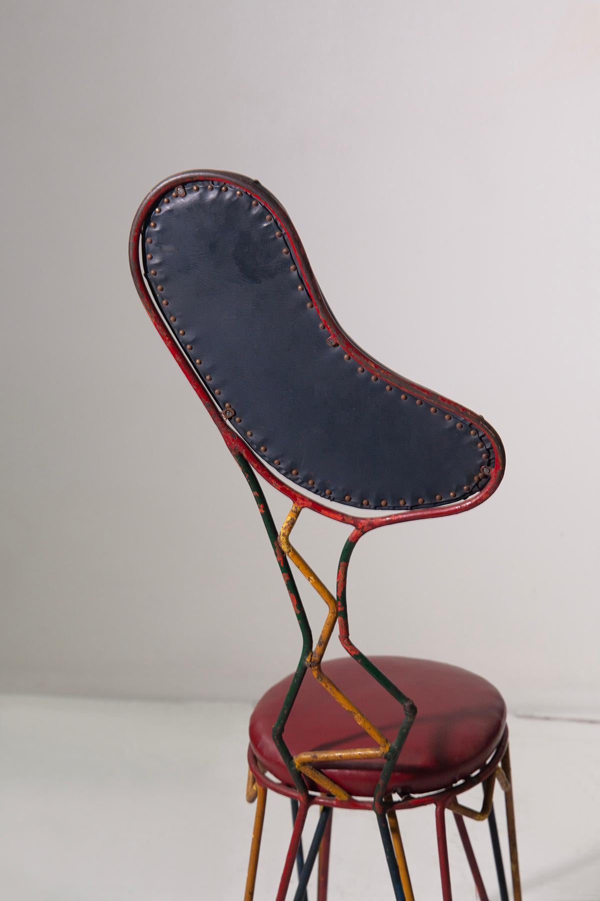 Set unico con divano, due sedie e tavolino da caffè di ISA Bergamo, con etichetta in vendita 5