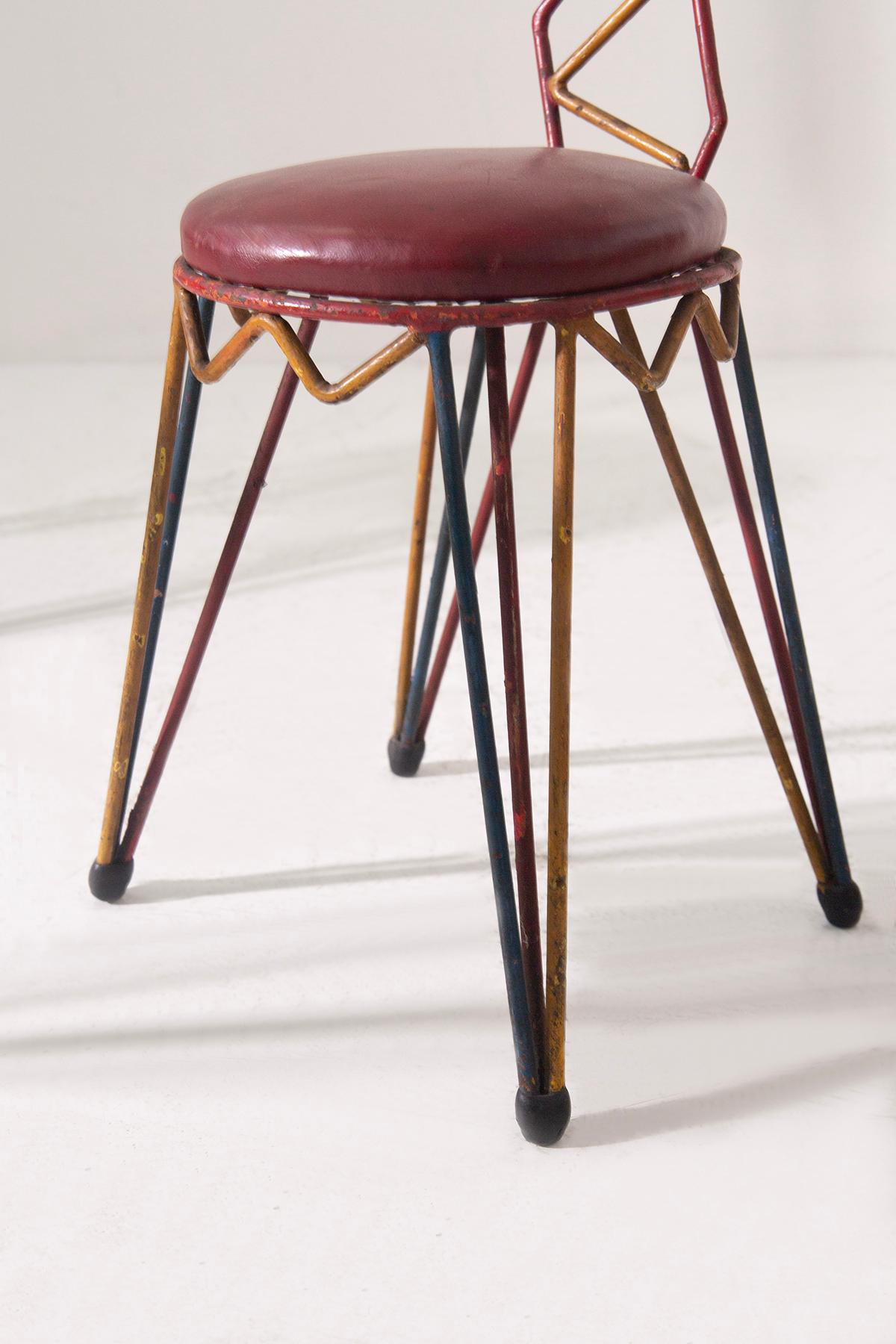 Set unico con divano, due sedie e tavolino da caffè di ISA Bergamo, con etichetta in vendita 6