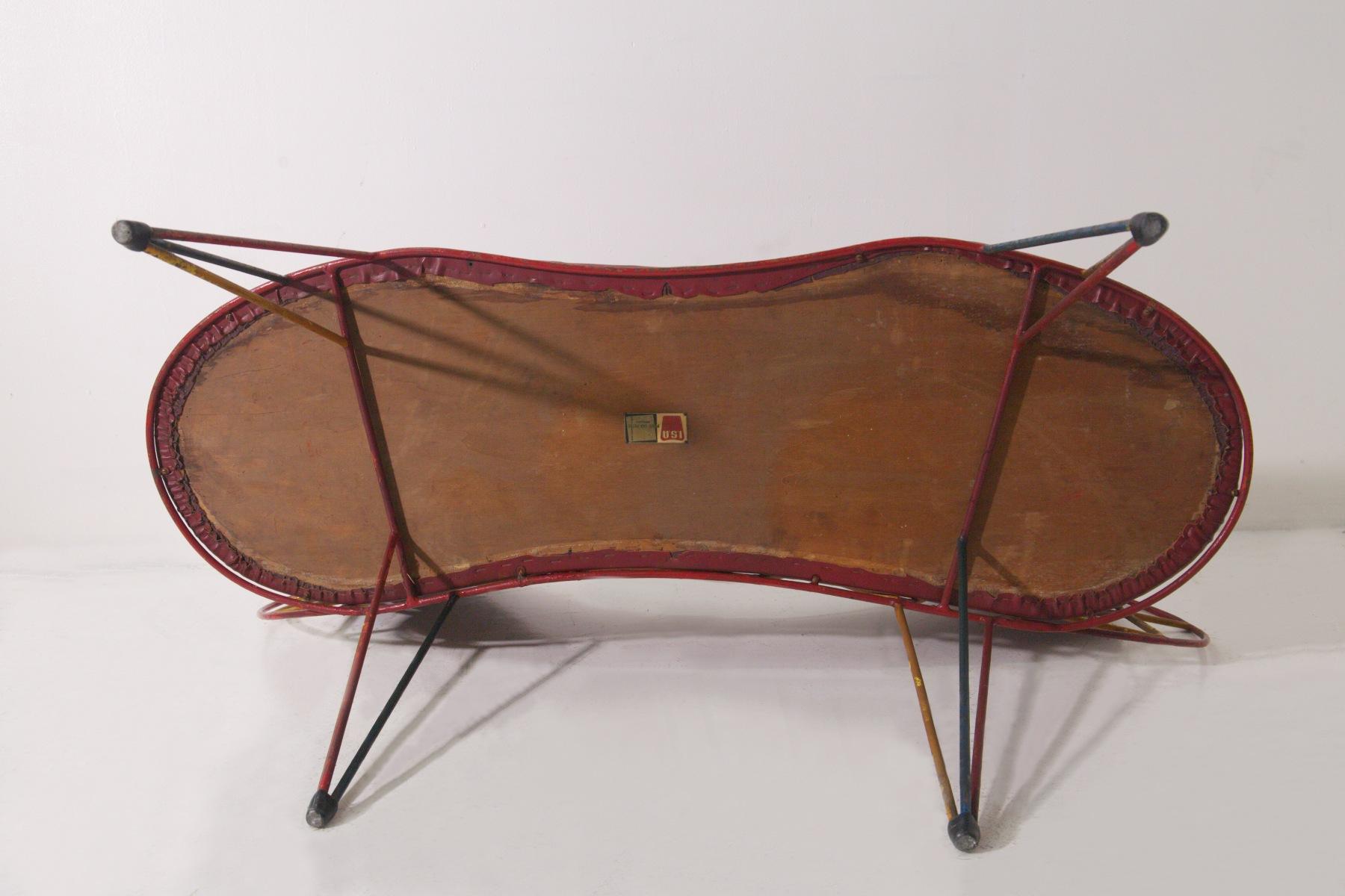 Futurista Set unico con divano, due sedie e tavolino da caffè di ISA Bergamo, con etichetta in vendita