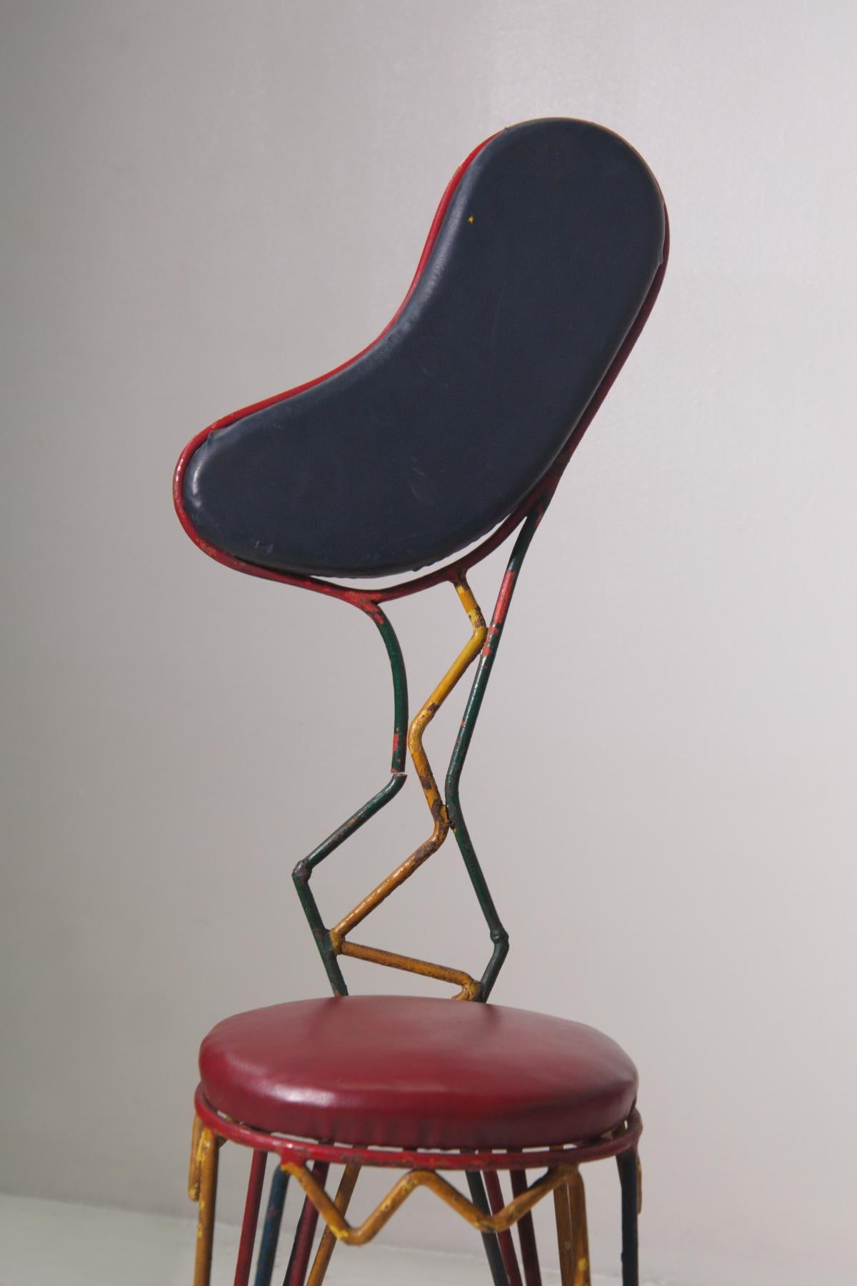 Set unico con divano, due sedie e tavolino da caffè di ISA Bergamo, con etichetta In condizioni discrete in vendita a Milano, IT