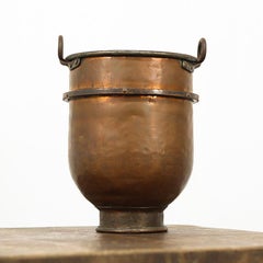 Unique Shaped Wabi Sabi Copper Kettle / Planter