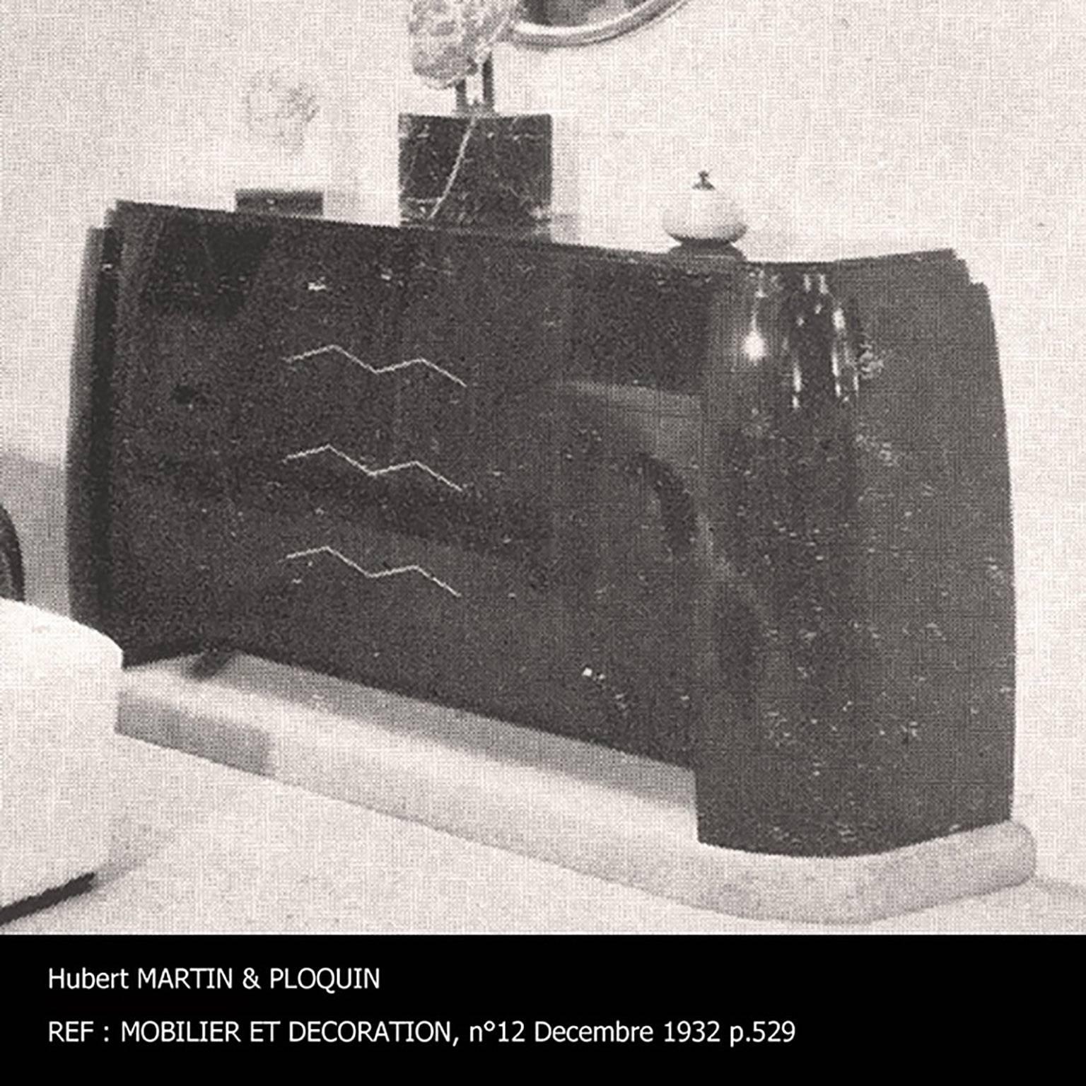 Wood Unique Sideboard Designed by Hubert Martin et Ploquin For Sale