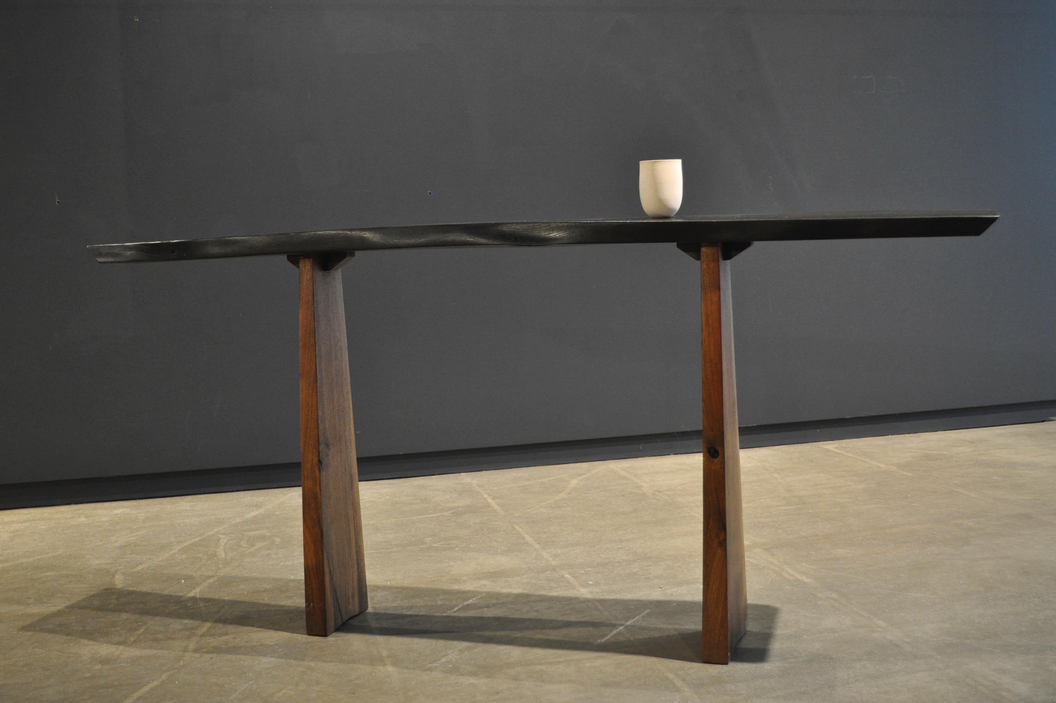 Legno di torbiera Console unica firmata da Jörg Pietschmann in vendita