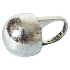 Vintage Unique Silver Ring by Sigurd Persson, Sweden, 1970