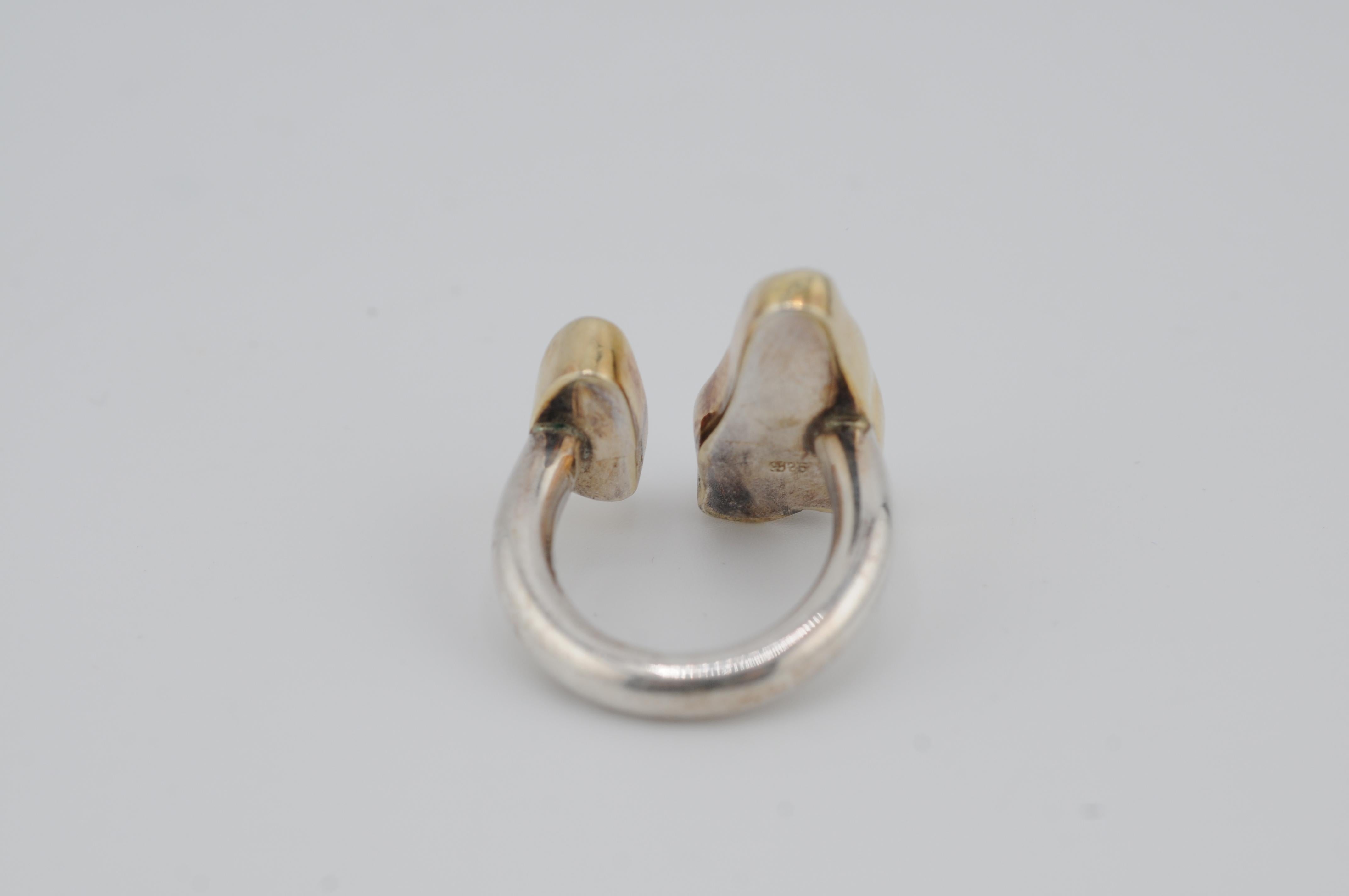 Anello unico in argento con opale, perla Keshi e accenti in oro in vendita 3
