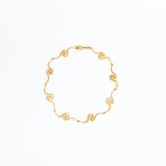 Unique Simone Necklace in Gold Vermeil by Aur Studio