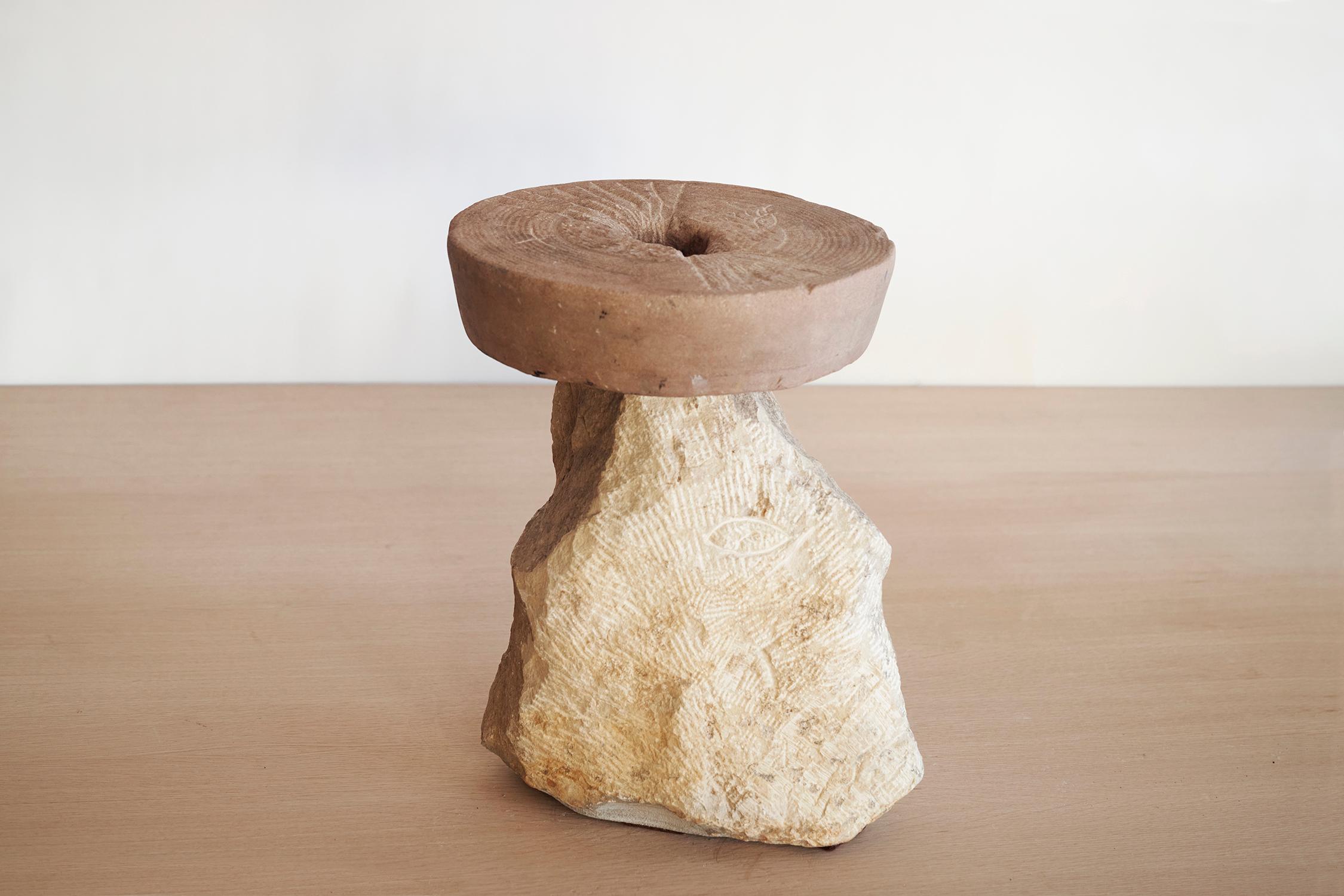 Unique Sin Nombre stone sculpture by Jean-Baptiste Van den Heede
Unique piece
Dimensions: D 30 x W 30 x H 40 cm
Materials: stone.

Jean-Baptiste Van den Heede defines himself as a cabinetmaker-designer and an artist of academic training and family