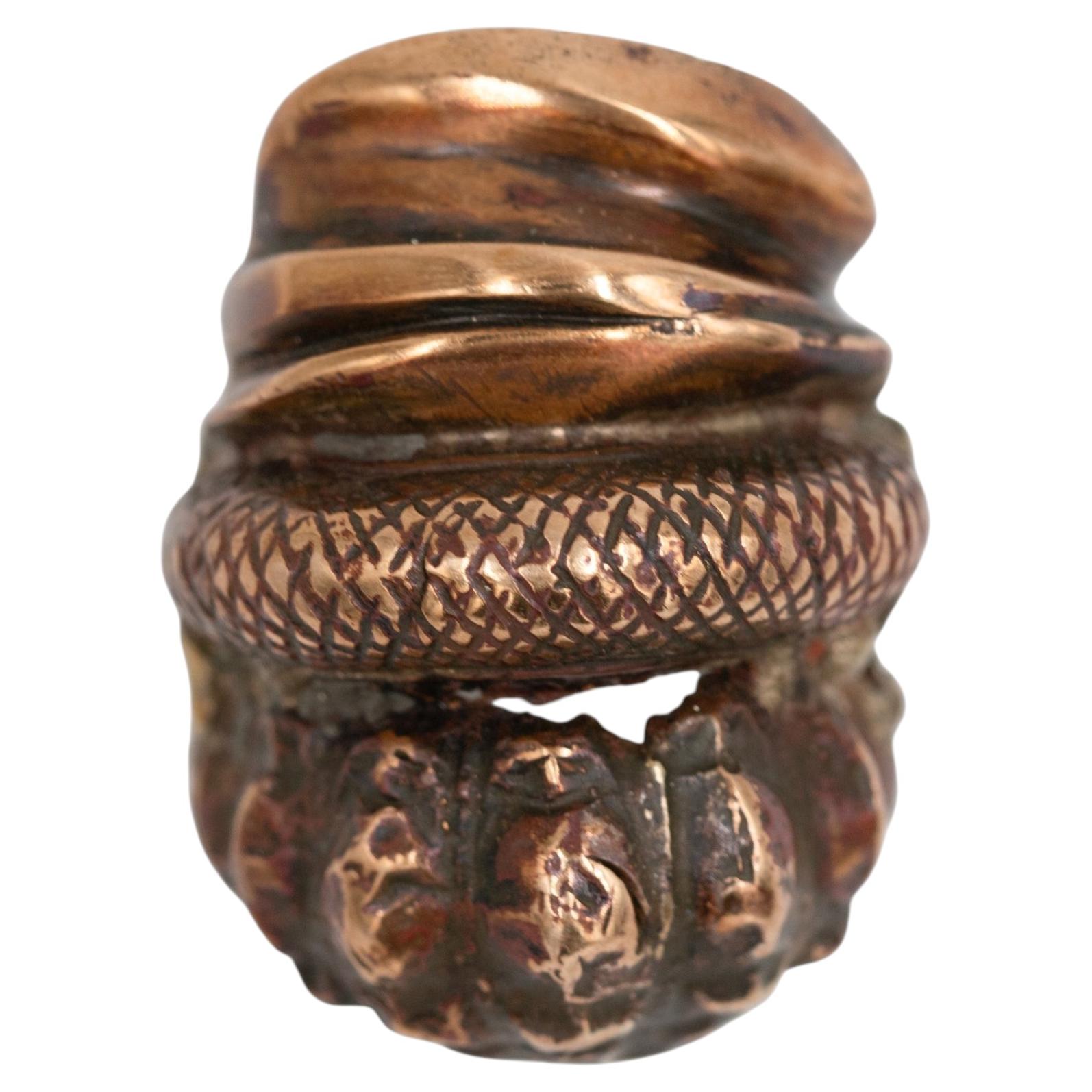 Bagues aux motifs uniques en bronze, laiton et argent par RAW FLOW Marianna Klimaszka