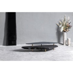 Unique Slate Sculpted Coffee Table by Frederic Saulou