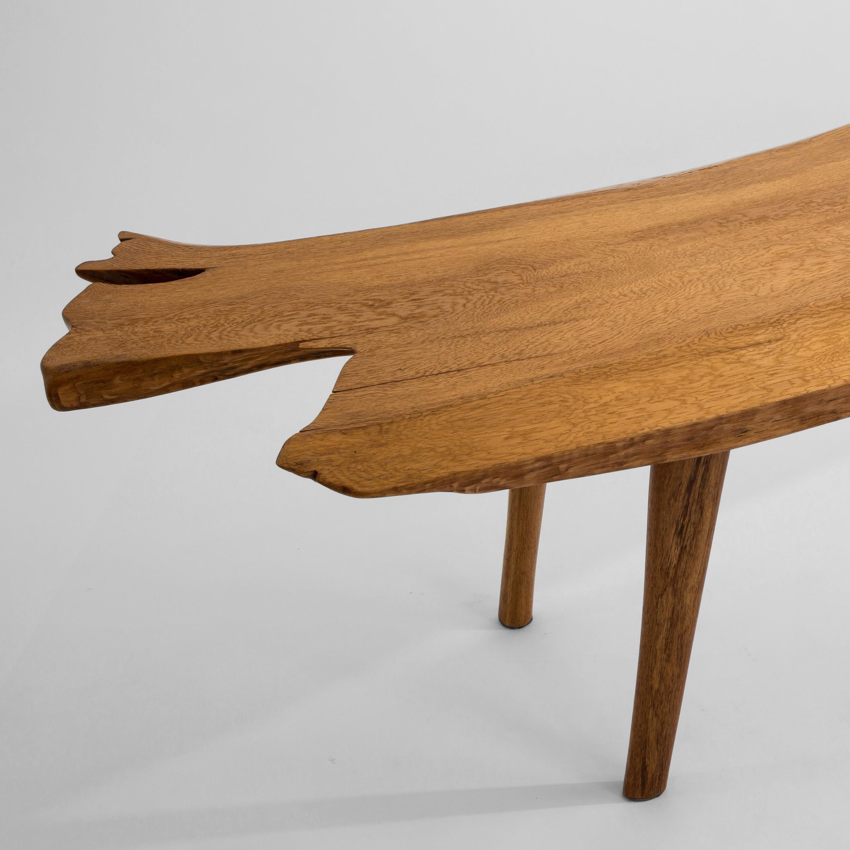 German Unique Bench Sculpted by Jörg Pietschmann For Sale