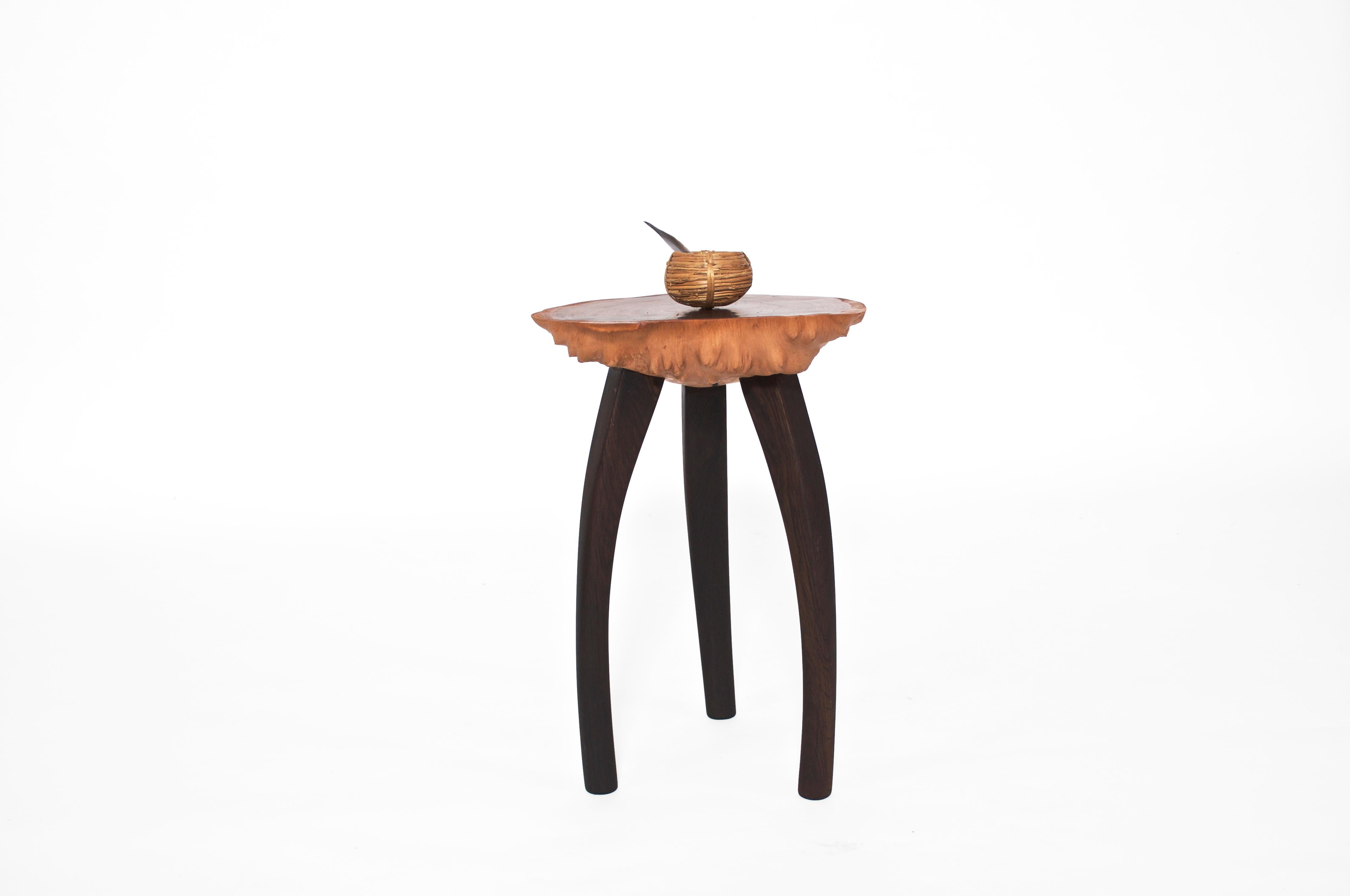 Unique Smoked Oak Signed Table by Jörg Pietschmann 5