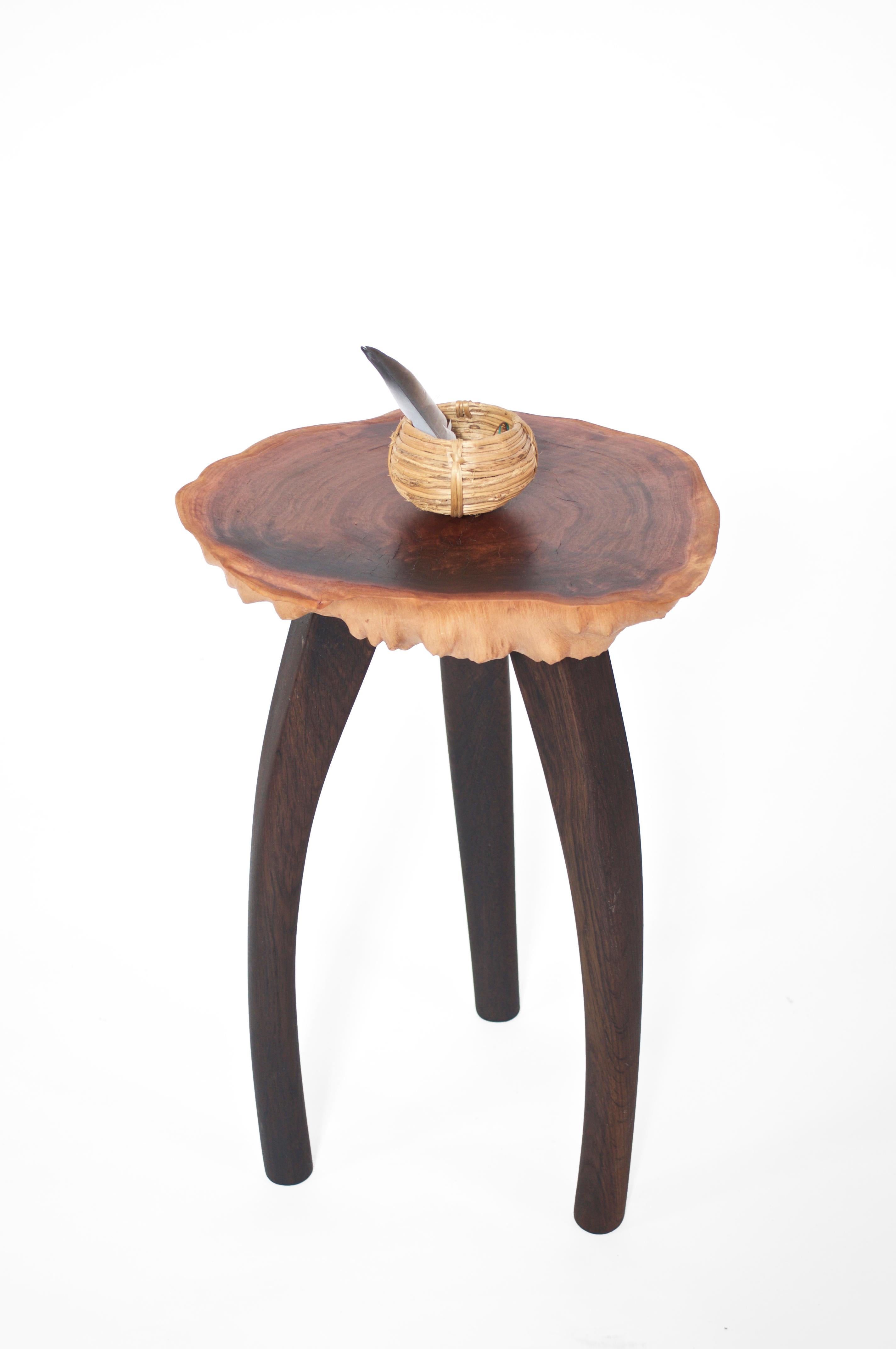 Unique Smoked Oak Signed Table by Jörg Pietschmann 6