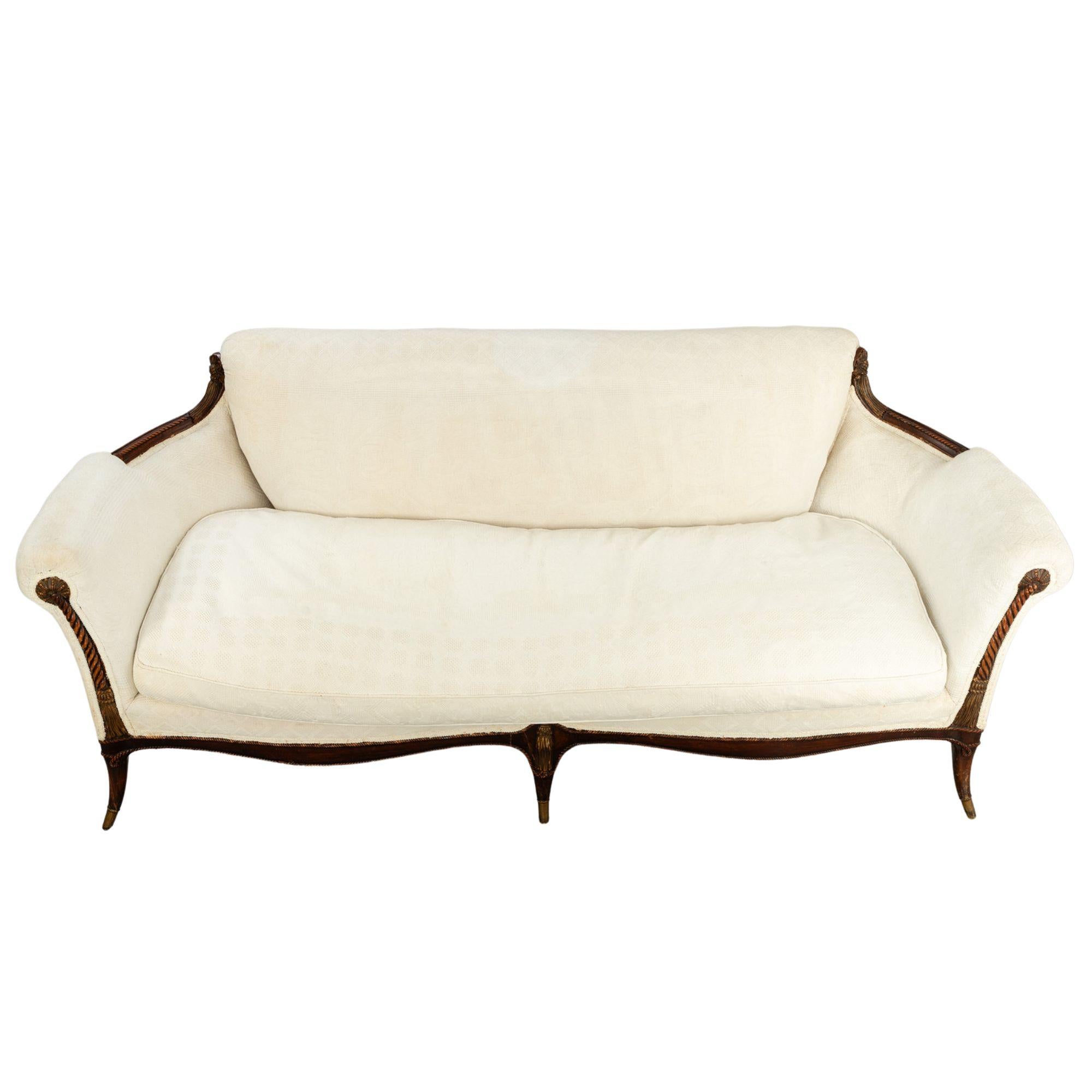 Rococo Revival Unique Sofa from the personal estate of Marilyn Monroe For Sale