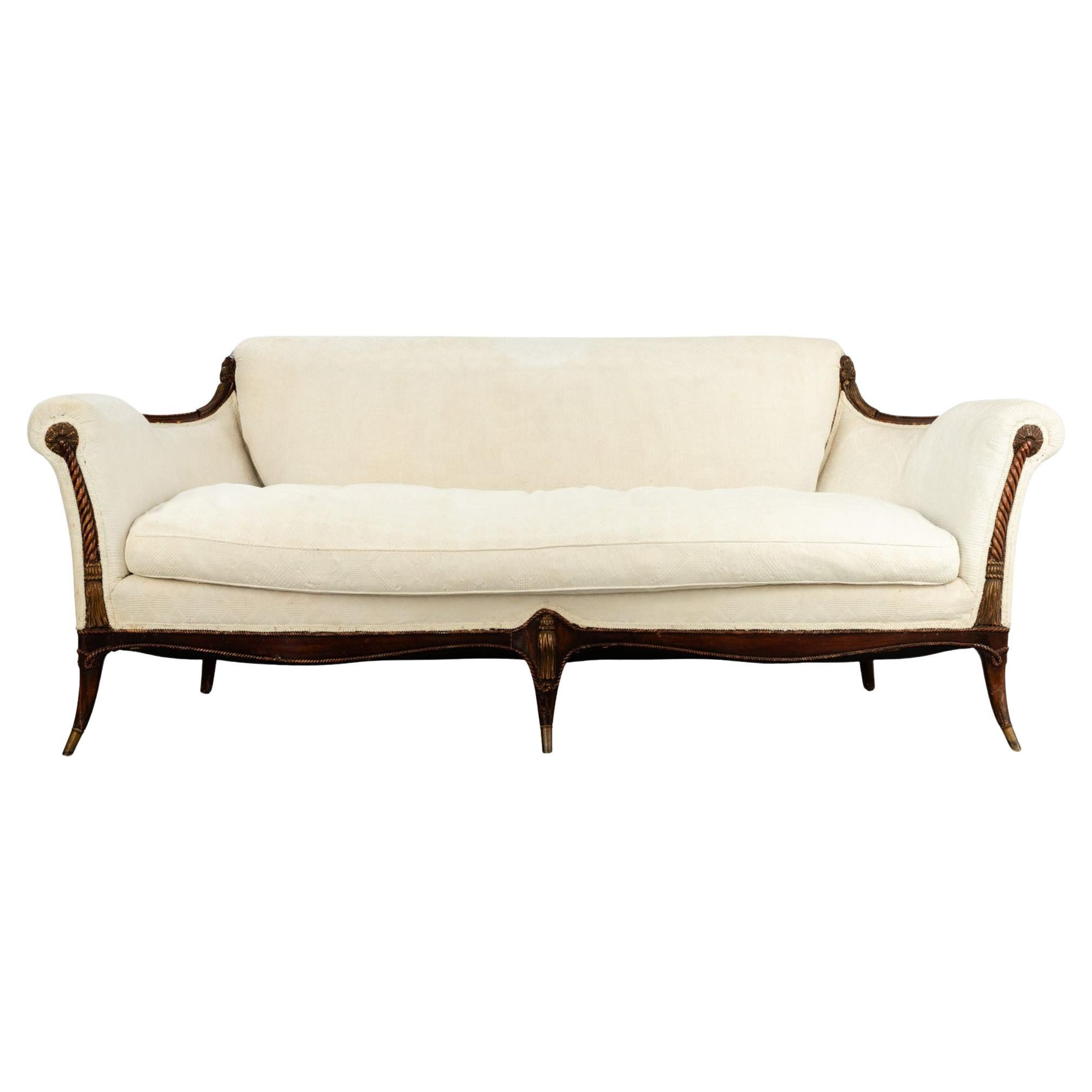 Unique Sofa from the personal estate of Marilyn Monroe For Sale