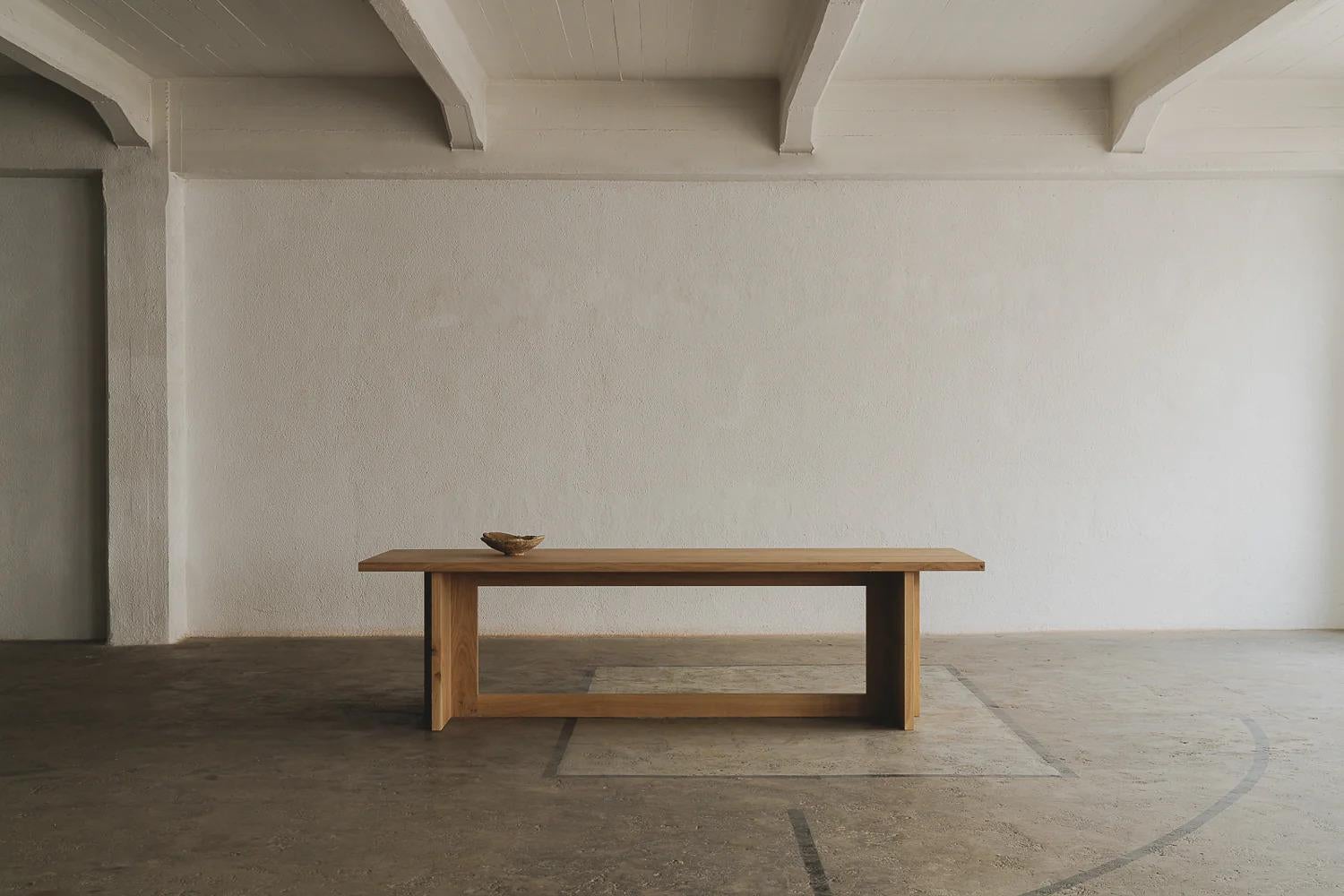 Unique, Solid Oak Black Murakami Table by Obstacles For Sale 1