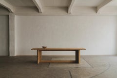 Unique, Solid Oak Oil Paris Table by Obstacles