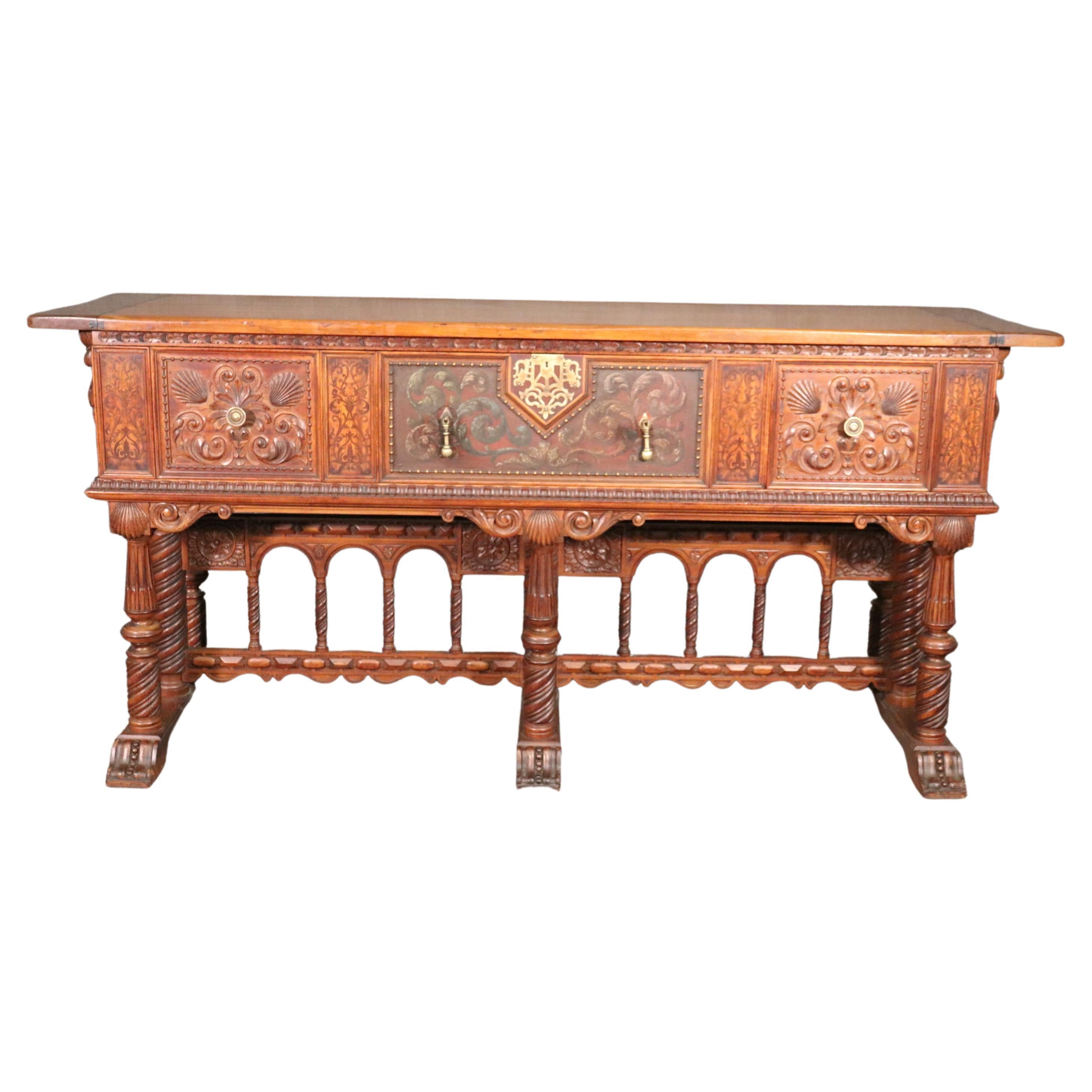 Antique Jacobean Buffet, circa 1930 at 1stDibs