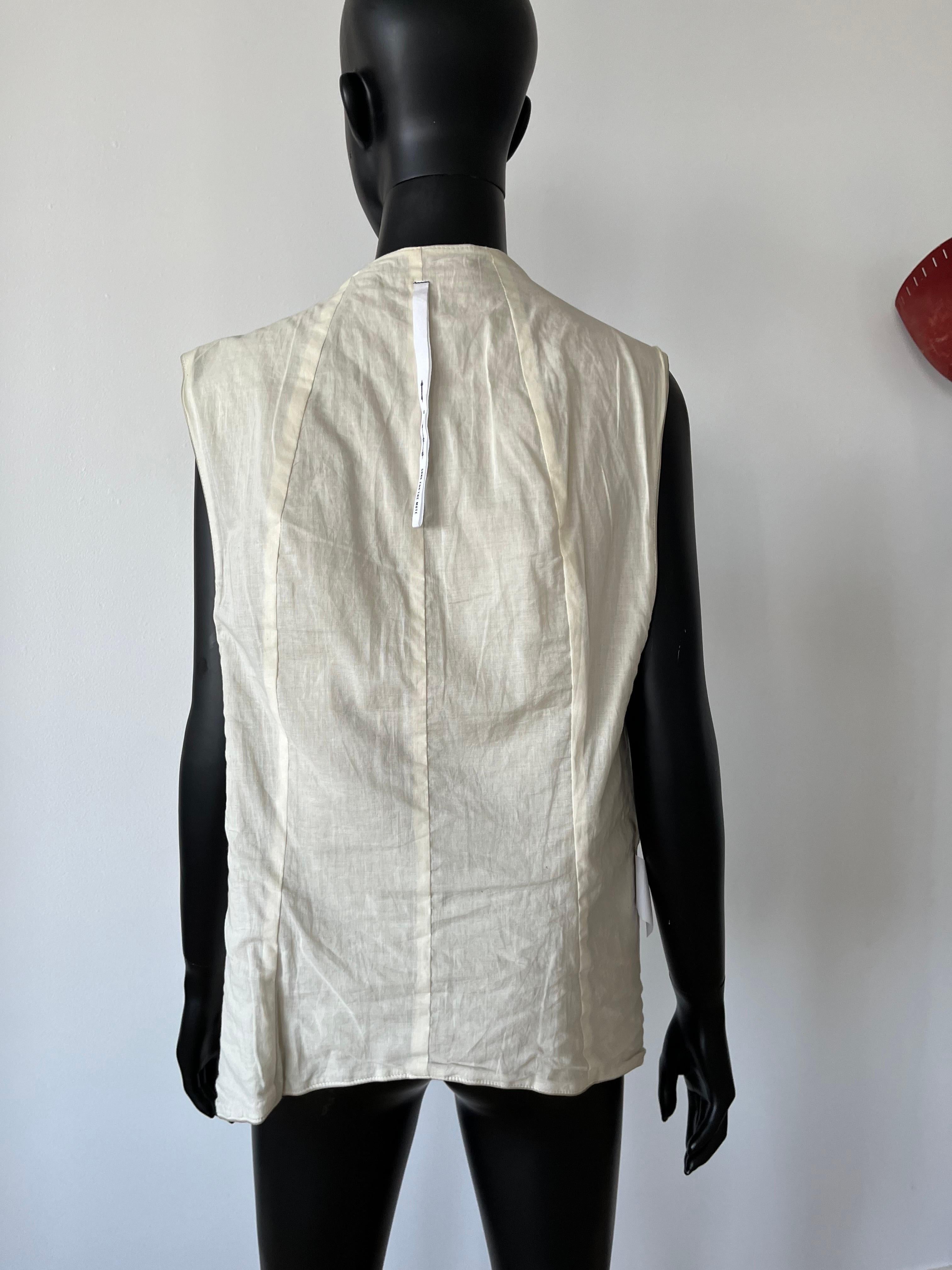 Unique Song For the Mute Leather Vest Gilet For Sale 2