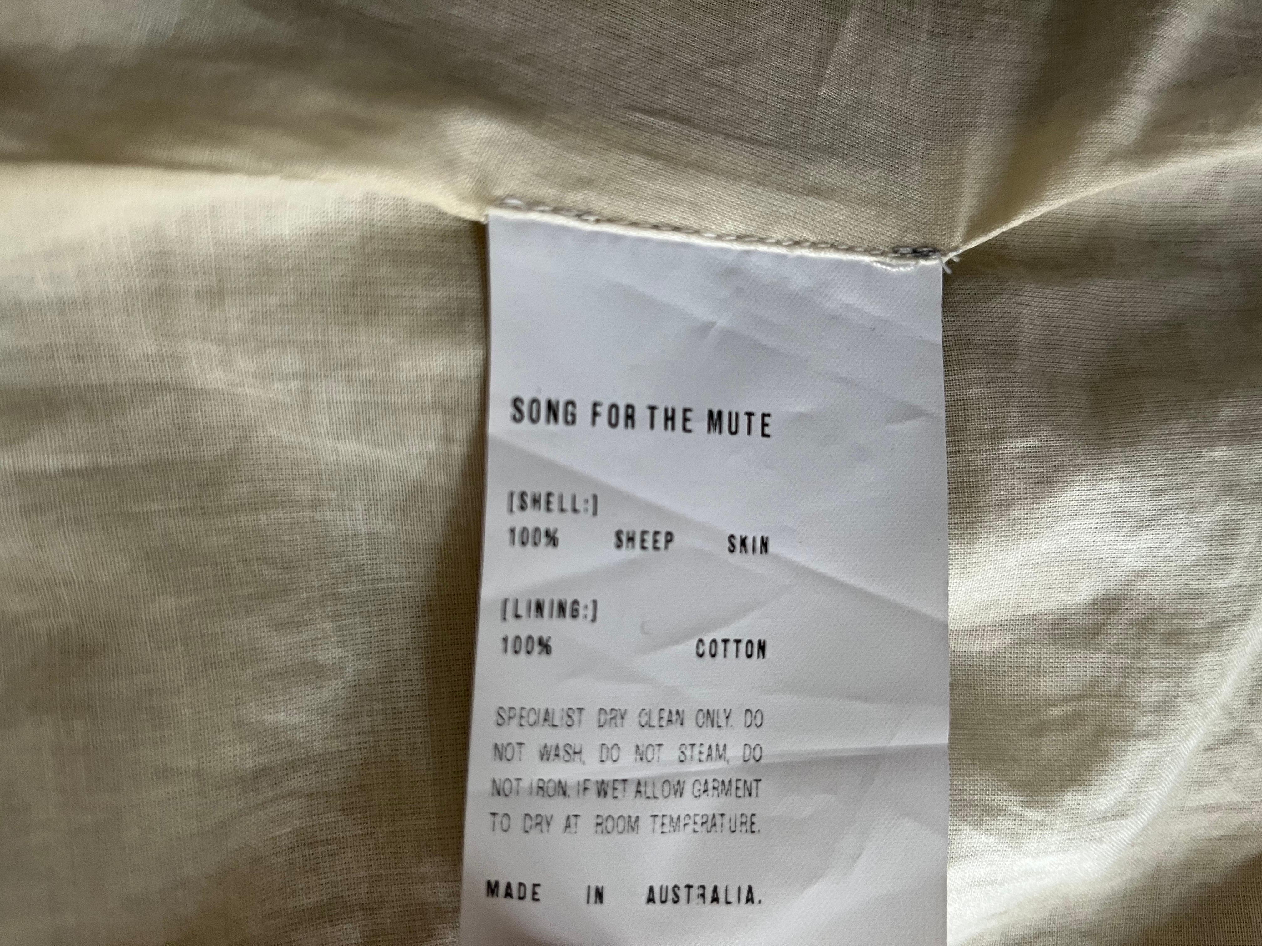 Gilet unique Song for the Mute en vente 3