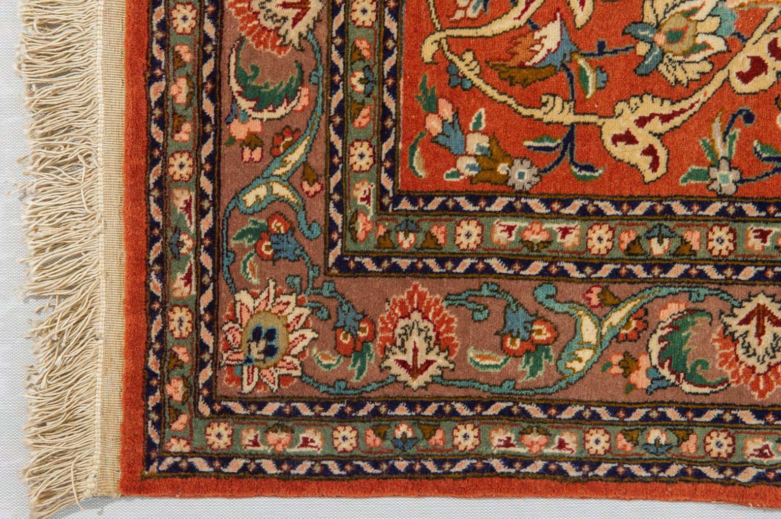 Hand-Knotted Unique Specimen of a Vintage Oriental Carpet For Sale