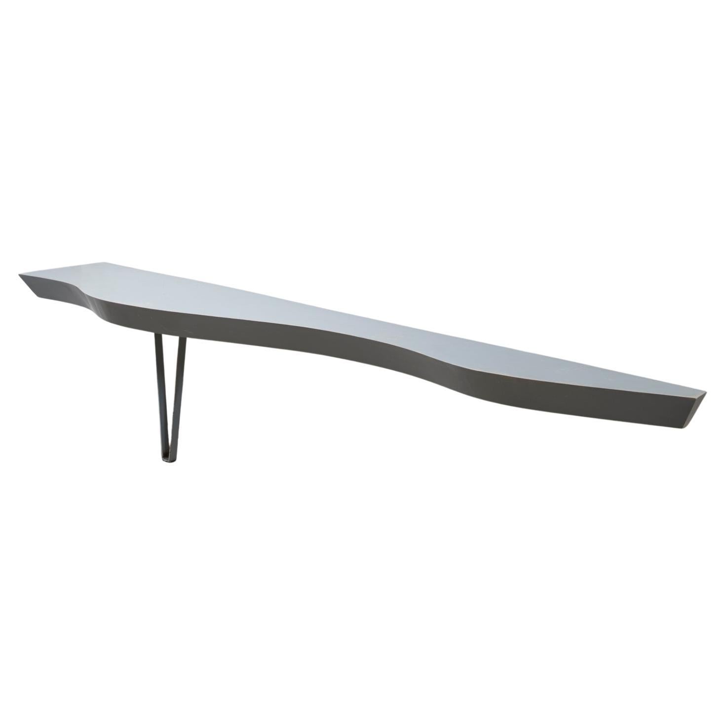 Unique spectacular wall-console by Elizabeth de Portzamparc For Sale