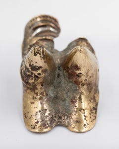 Unique Spikes Ring in Brass and Sterling Silver by RAW FLOW Marianna Klimaszka