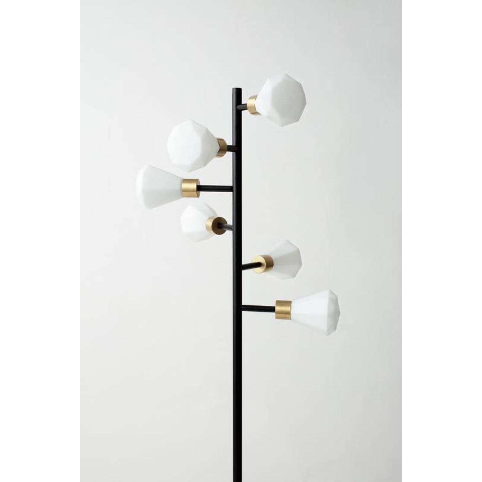 Modern Unique Spiral Floor Lamp by Hatsu For Sale