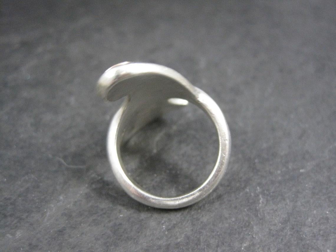 Unique Sterling 14K Peridot Ring Size 8.5 Patty Graves OOAK 1