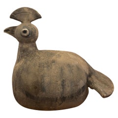 Unique Stone Archaic Style "Bird Chicken" Sculpture