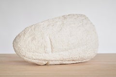 Unique Stone Sculpture El Guerrero by Jean-Baptiste Van den Heede