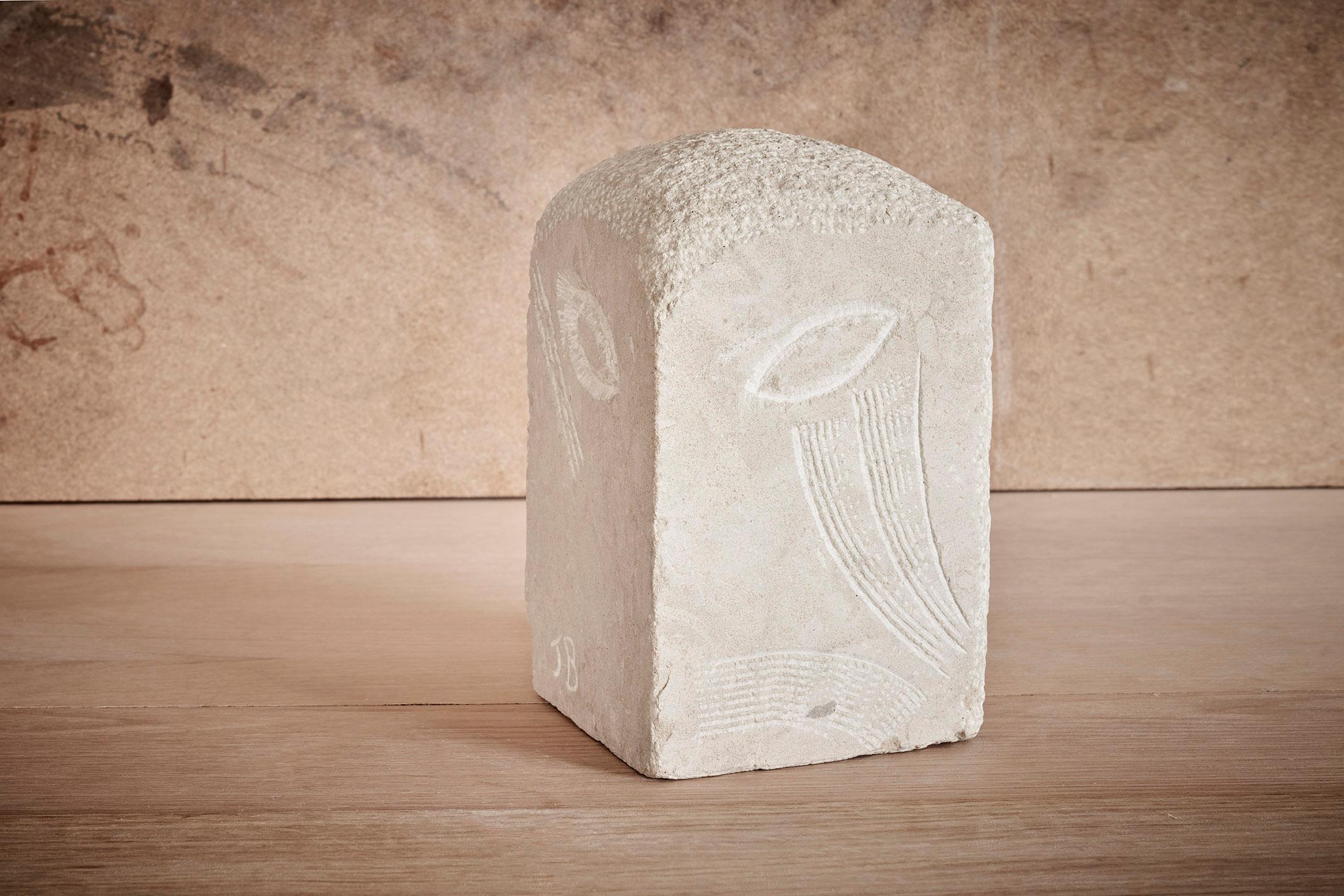 Unique stone sculpture Las 4 Caras by Jean-Baptiste Van den Heede
Signed, unique
Dimensions: 16 x 16 x 27 cm
Materials: stone

Jean-Baptiste Van den Heede defines himself as a cabinetmaker-designer and an artist of academic training and family