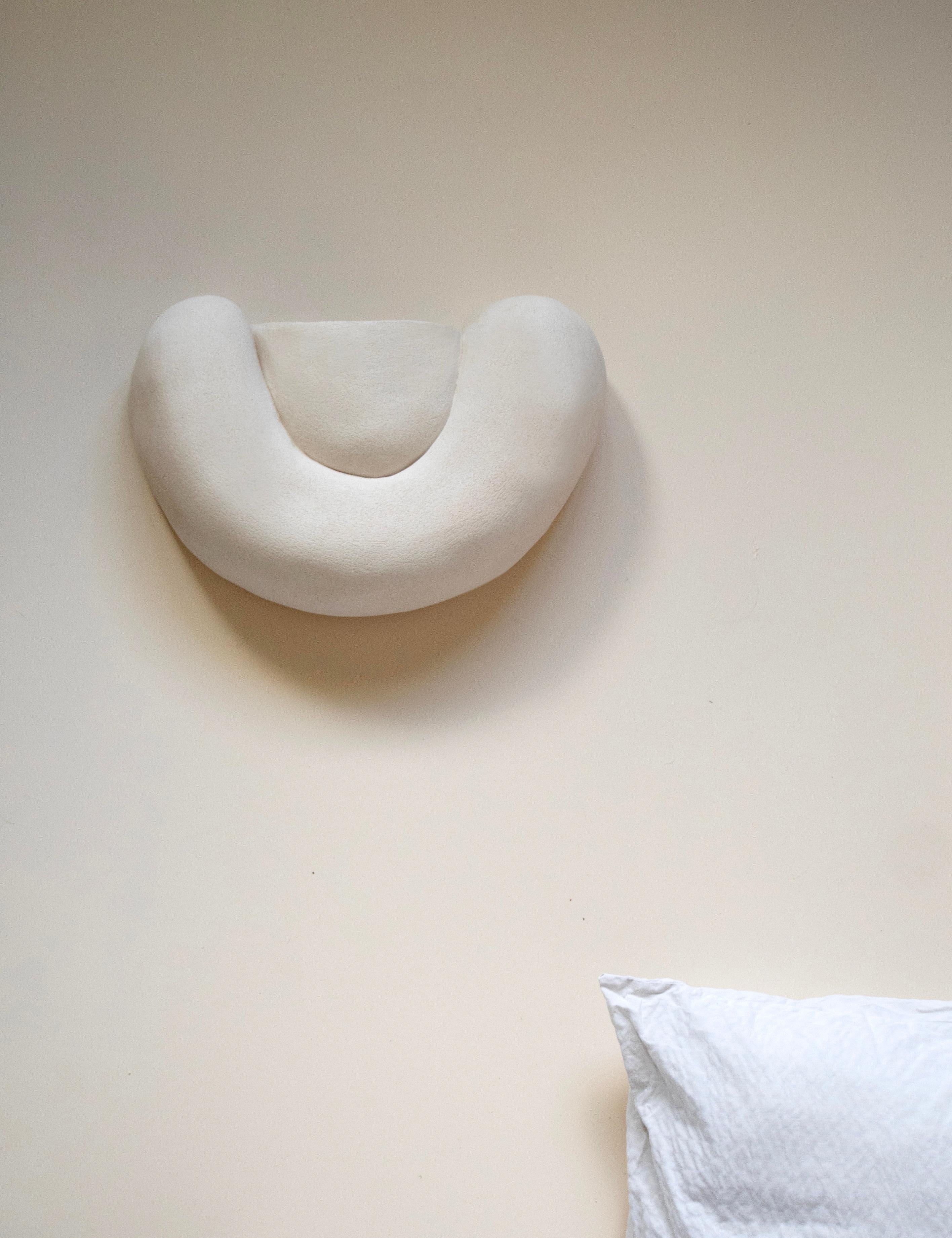 French Unique Stoneware Aurore Wall Light 02 by Alice Lahana Studio For Sale