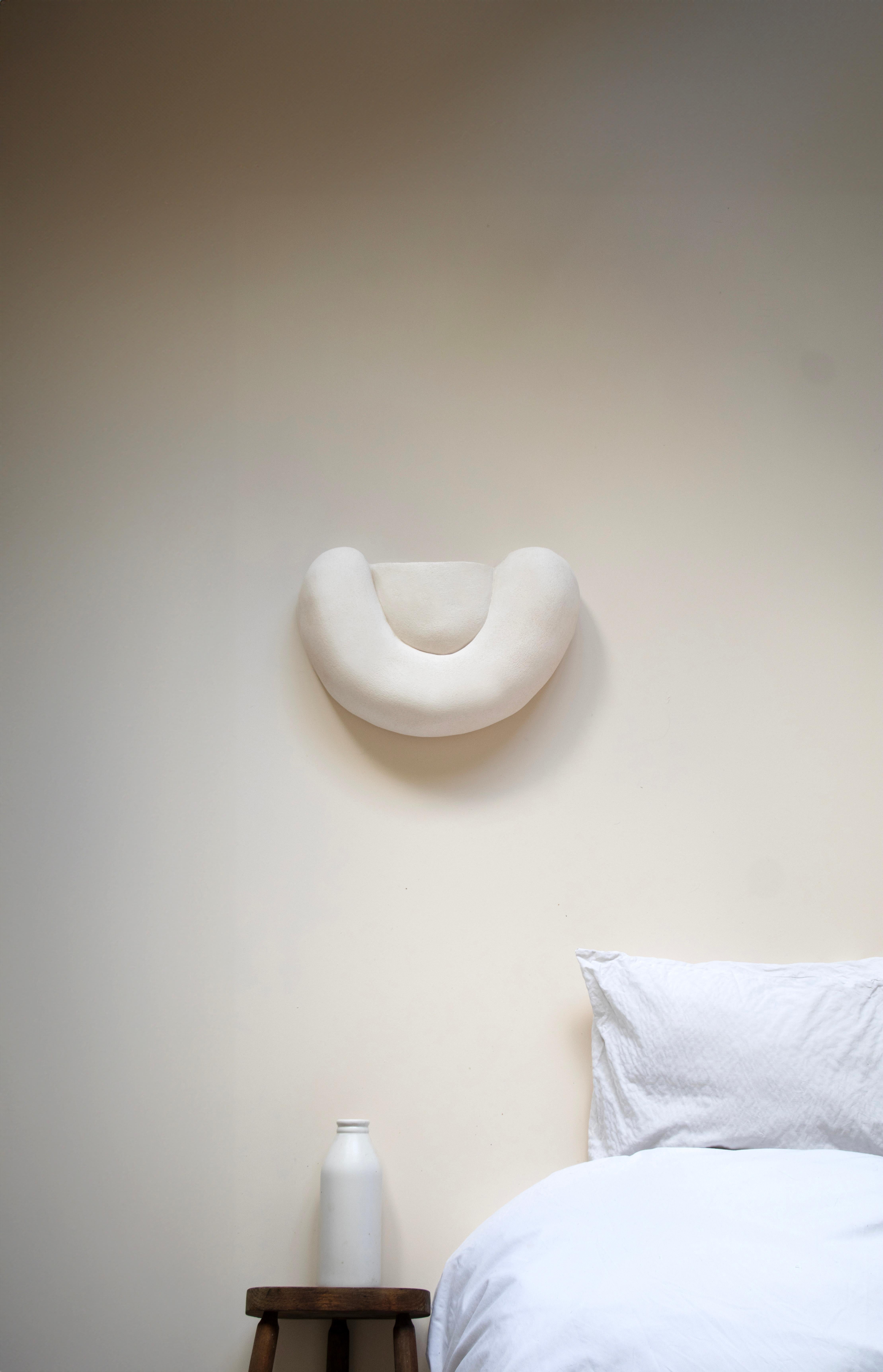 Unique Stoneware Aurore Wall Light 02 by Alice Lahana Studio In New Condition For Sale In Geneve, CH