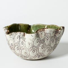 Unique Stoneware Bowl by Bengt Berglund, Gustavsberg, 1960s
