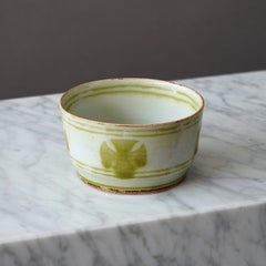 Unique Stoneware Bowl by Gertrud Vasegaard. Denmark, 1960s.