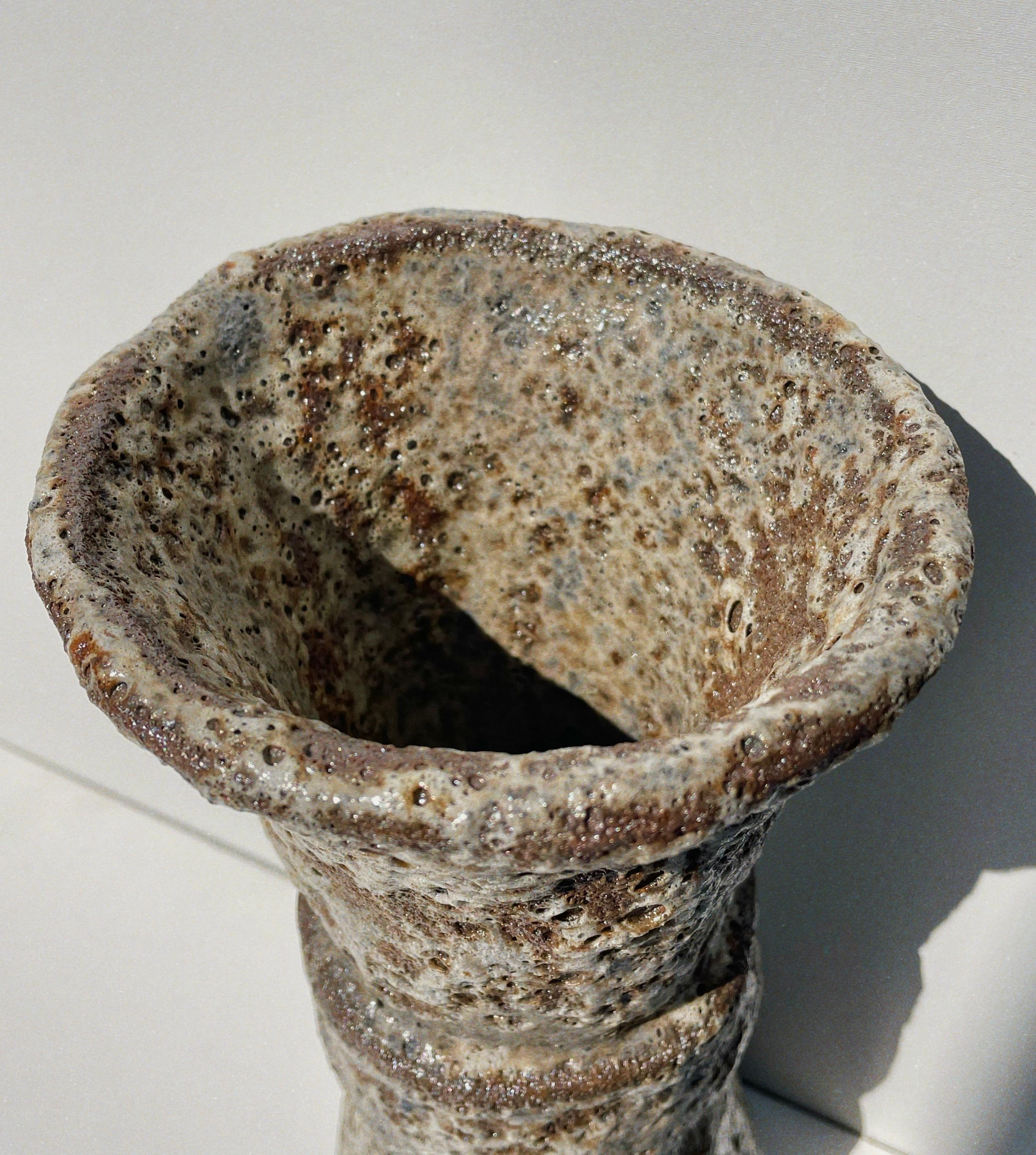 Modern Unique Stoneware Glaze Sculpture by Lisa Geue