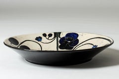 Unique Stoneware Platter by Birger Kaipiainen for Arabia, Finland, 1960s
