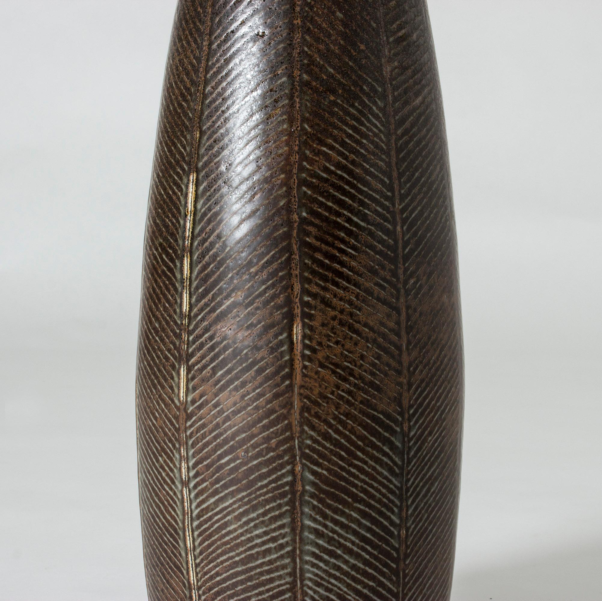 Unique Stoneware Vase by Carl-Harry Stålhane In Good Condition In Stockholm, SE