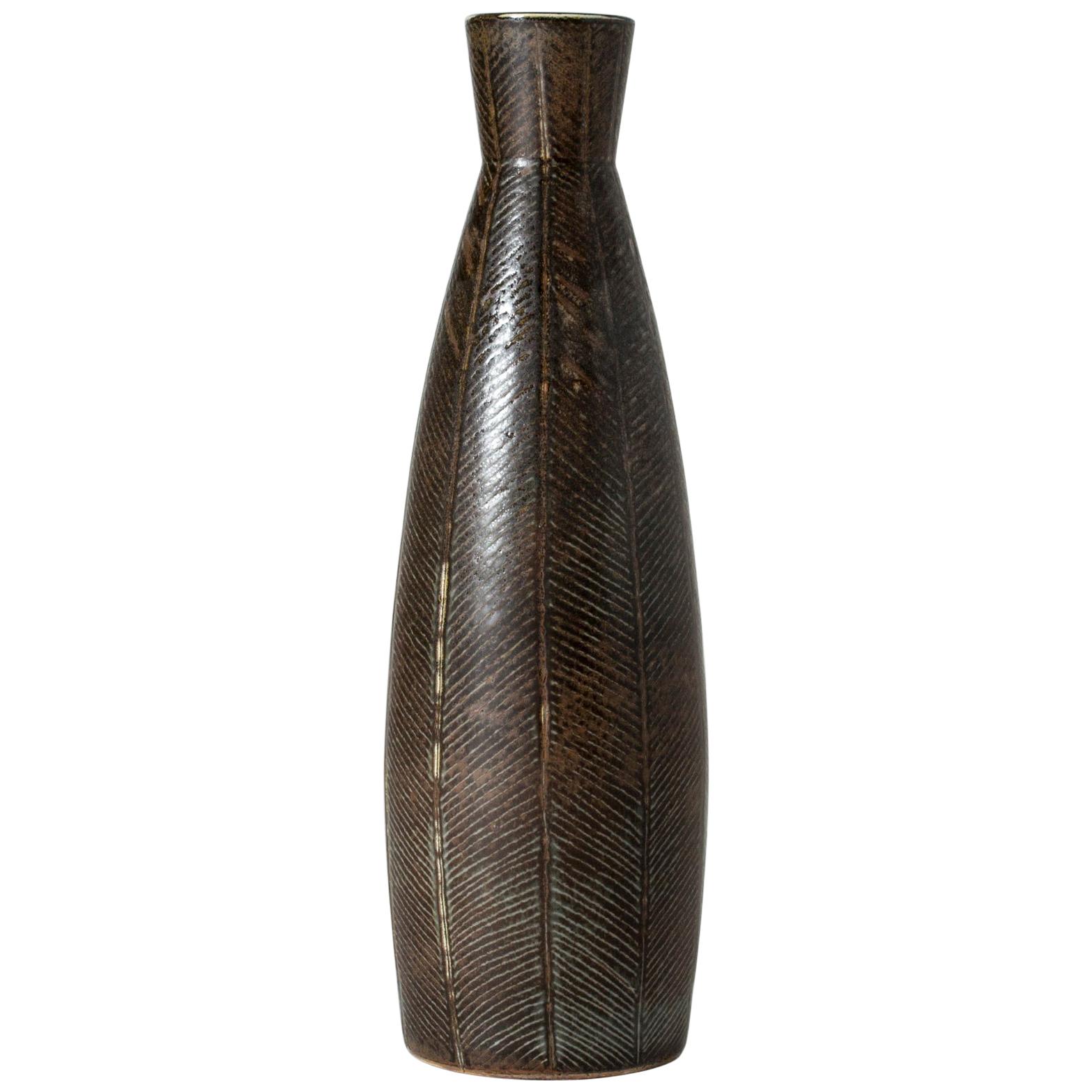 Unique Stoneware Vase by Carl-Harry Stålhane