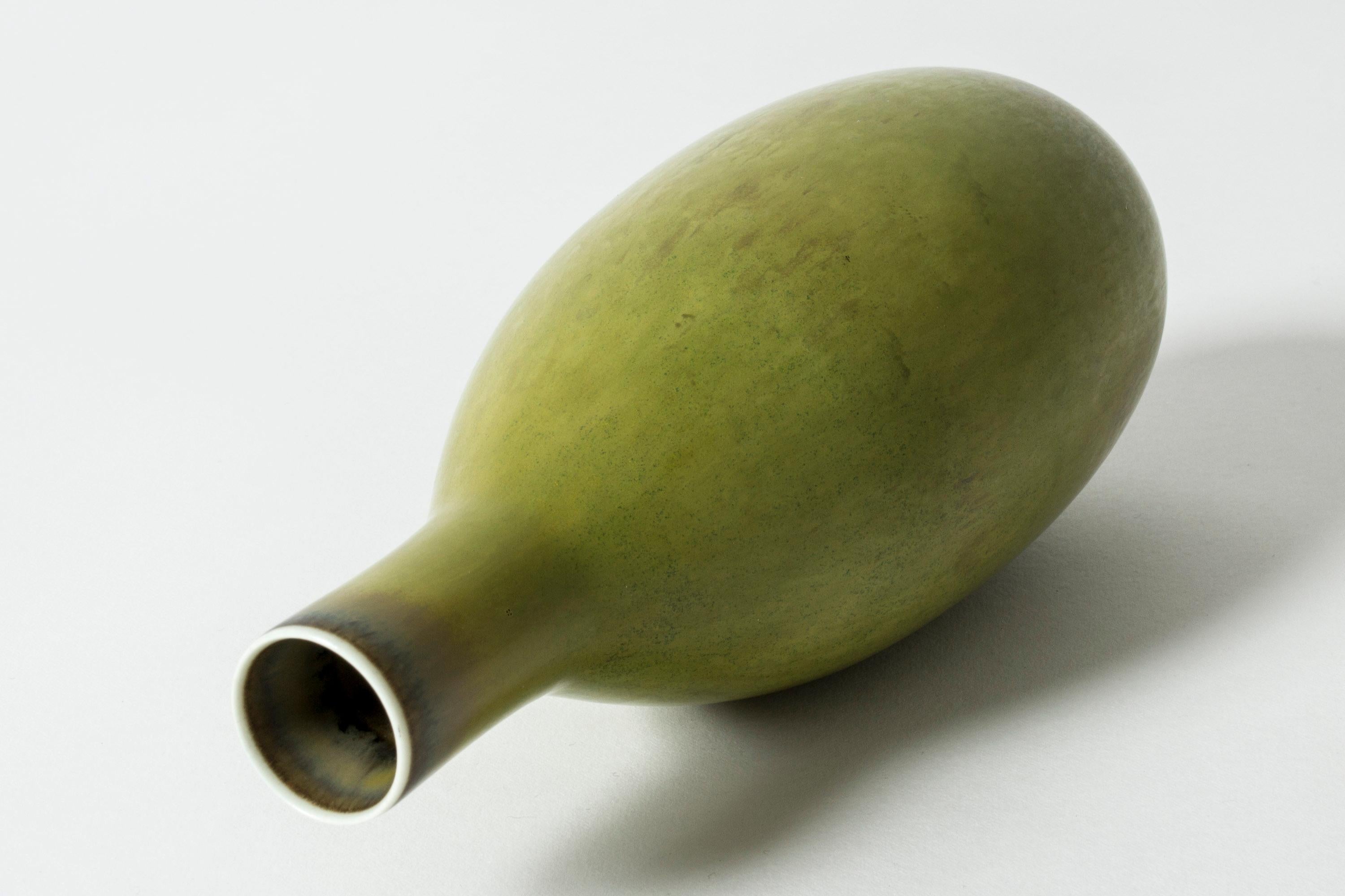 Swedish Unique Stoneware Vase by Carl-Harry Stålhane, Rörstrand, Sweden, 1950