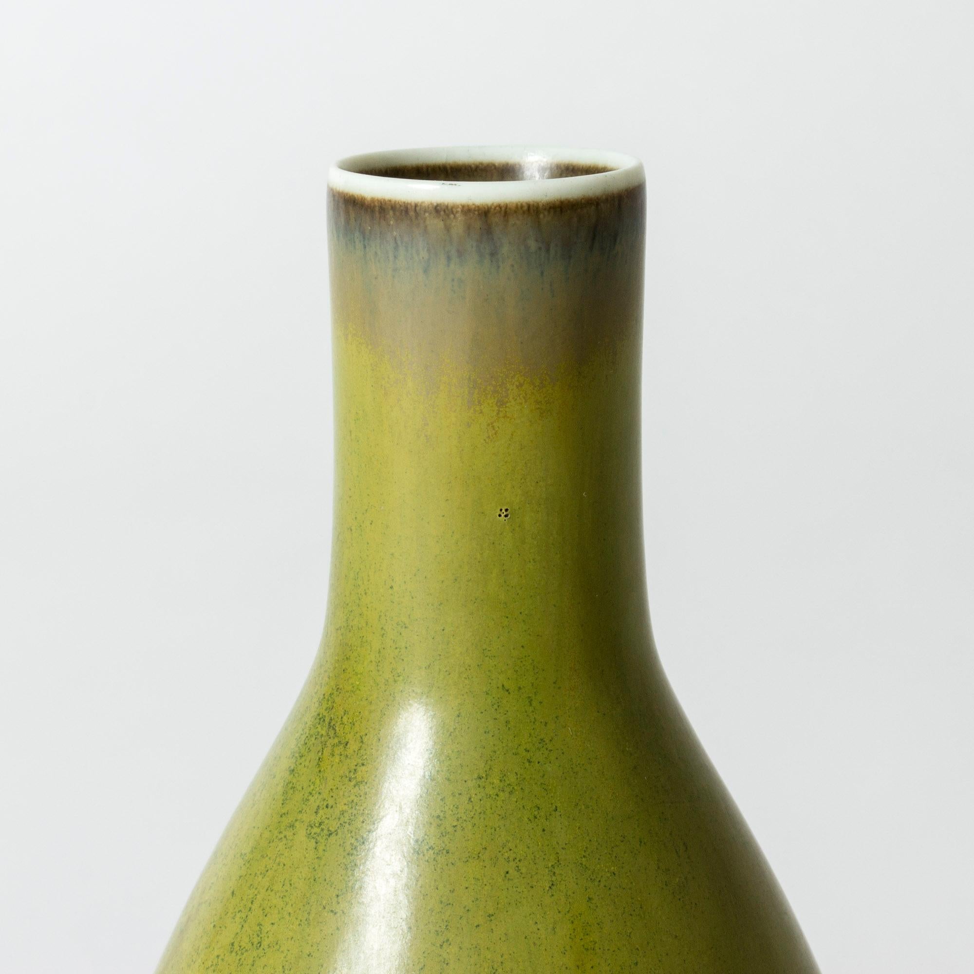 Unique Stoneware Vase by Carl-Harry Stålhane, Rörstrand, Sweden, 1950 In Good Condition In Stockholm, SE