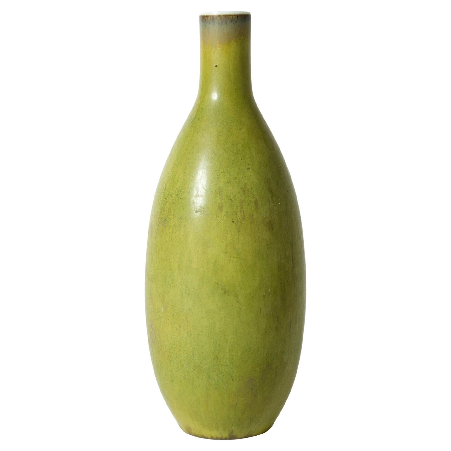 Unique Stoneware Vase by Carl-Harry Stålhane, Rörstrand, Sweden, 1950