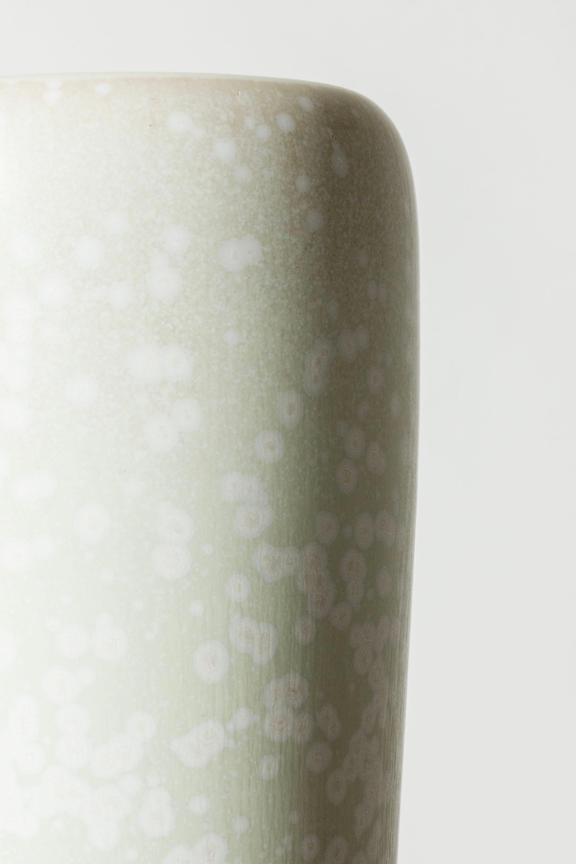 Scandinavo moderno Vaso unico in gres di Carl-Harry Stålhane, Rörstrand, Svezia, anni '50 in vendita