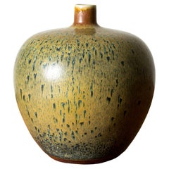 Unique Stoneware vase by Carl-Harry Stålhane, Rörstrand, Sweden, 1950s