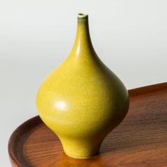 Unique Stoneware vase by Carl-Harry Stålhane, Rörstrand, Sweden, 1950s
