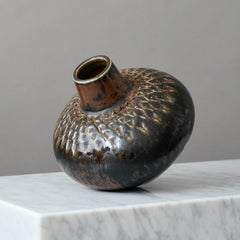 Unique Stoneware Vase by Carl-Harry Stalhane, Rorstrand, Sweden, 1960s